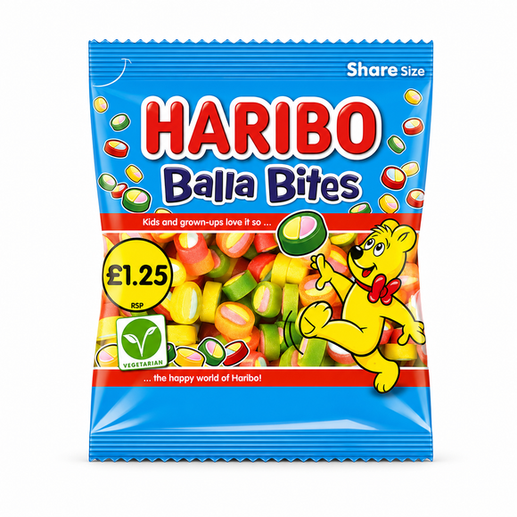Haribo Balla Bites Share Bag 140g PMP