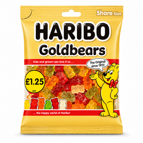 Haribo Gold Bears Share Bags 140g PMP