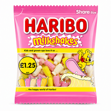 Haribo Milkshakes Share Bag 140g PMP
