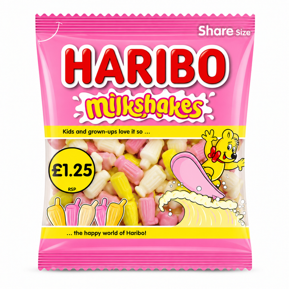 Haribo Milkshakes Share Bag 140g PMP