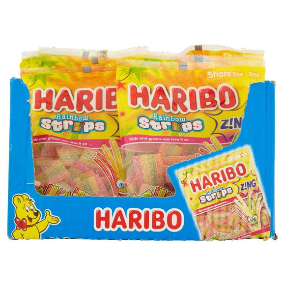 Haribo Rainbow Strips Z!NG 130g