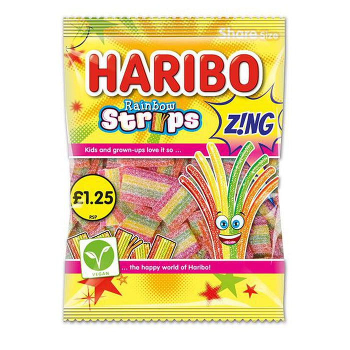 Haribo Rainbow Strips Z!NG 130g