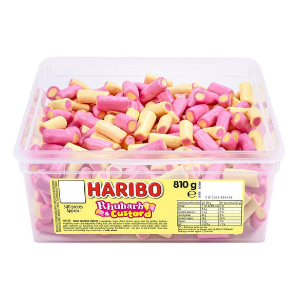 Haribo Rhubarb & Custard Tub 810g