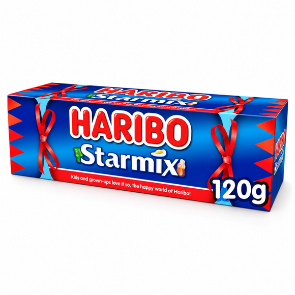 Haribo Starmix Fruit & Cola Flavour Jelly & Foam Sweets Gift Tube 120g