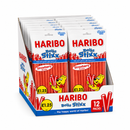 Haribo Strawberry Balla Stixx Bags 140g PMP
