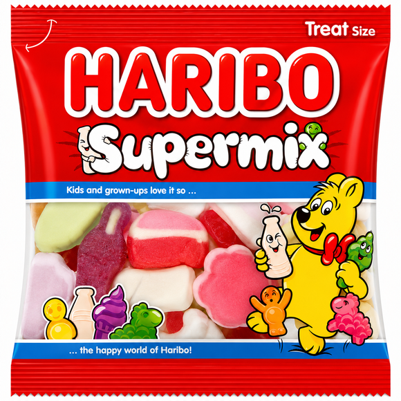 Haribo Supermix Minis Treat Bags 16g