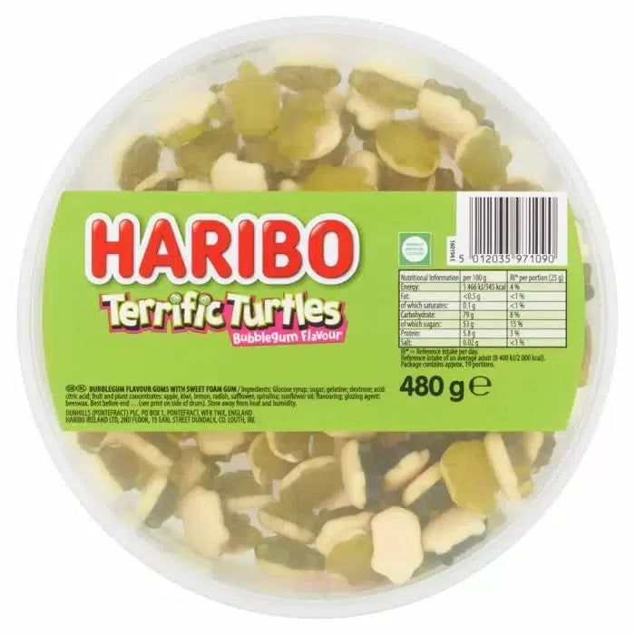 Haribo Terrific Turtles Tub 480g