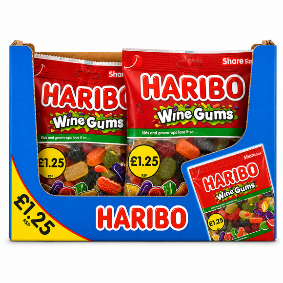 Haribo Wine Gums 140g PMP