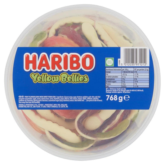Haribo Yellow Bellies Tub 767g