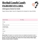 Herbal Cough Candy (Winter Candy)