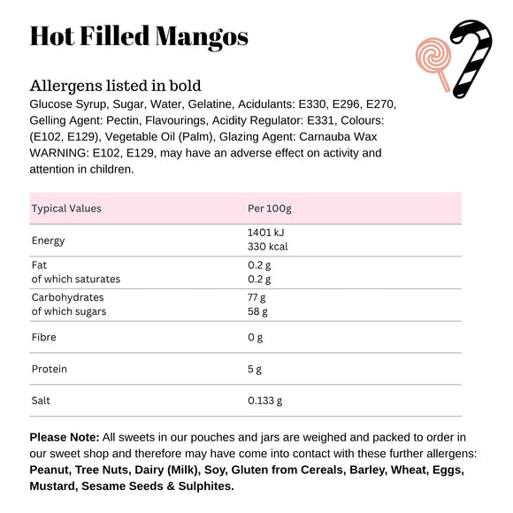 Hot Filled Mangos