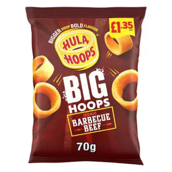 Hula Hoops Big Hoops BBQ Beef 70g