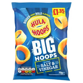 Hula Hoops Big Hoops Salt & Vinegar 70g