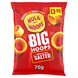 Hula Hoops Big Hoops Salted 70g PMP