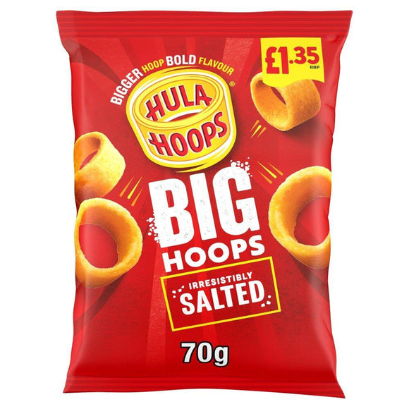 Hula Hoops Big Hoops Salted 70g PMP
