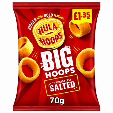 Hula Hoops Big Hoops Salted 70g PMP