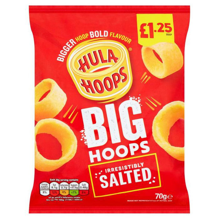 Hula Hoops Big Hoops Salted 70g