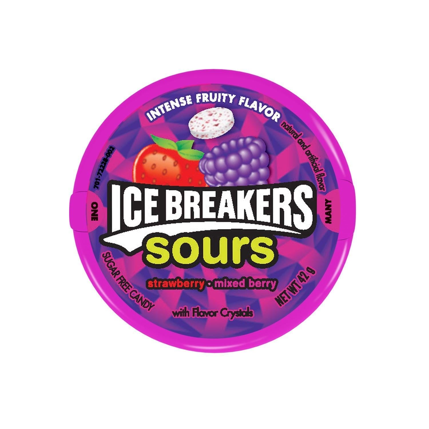 Ice Breakers Sours Wild Berry Sugar Free 42g - Giant Bradley's Online ...