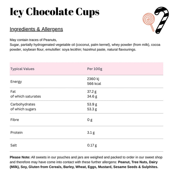 Icy Chocolate Cups