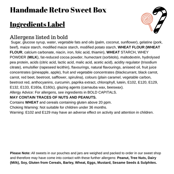Handmade Retro Sweet Box