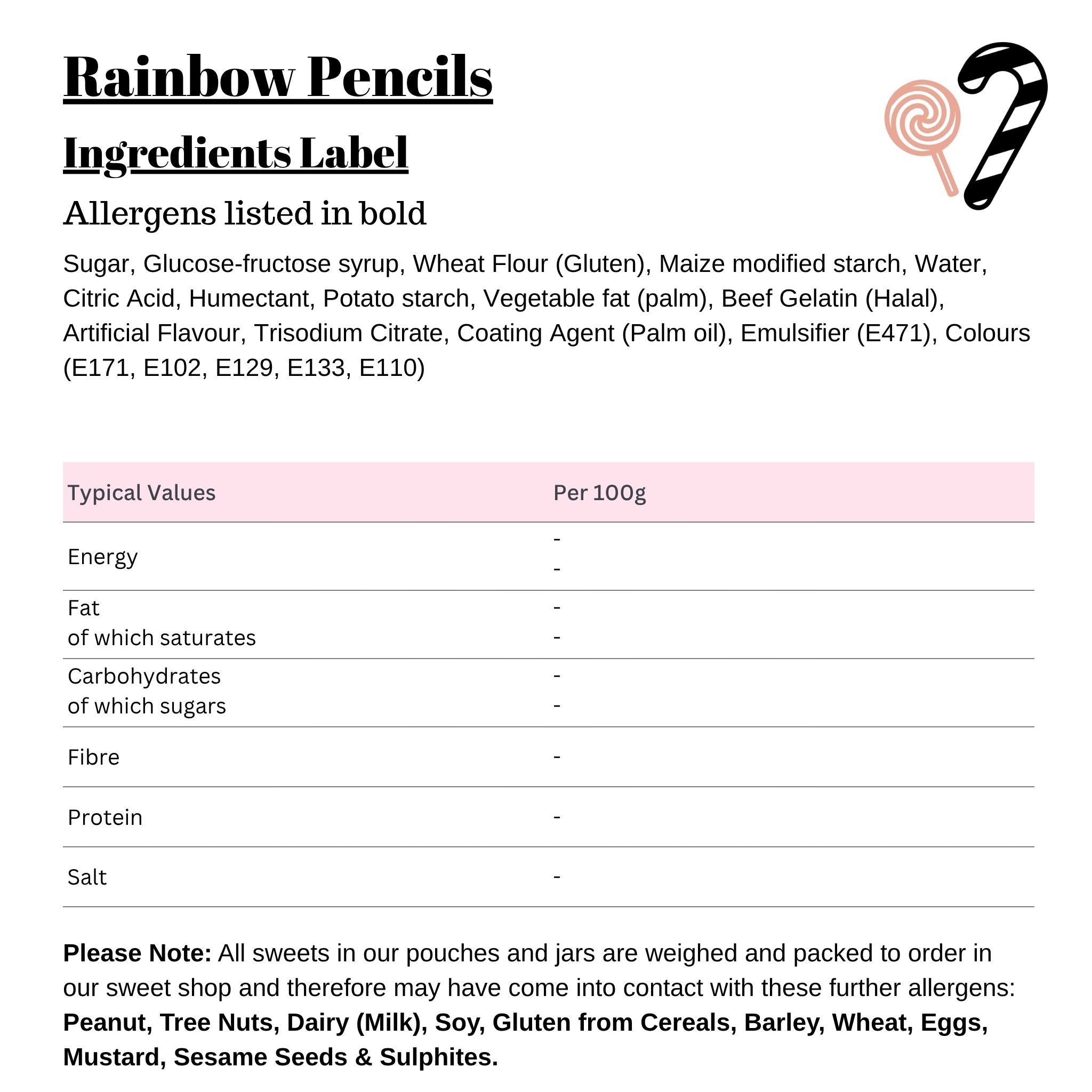 Rainbow Pencils