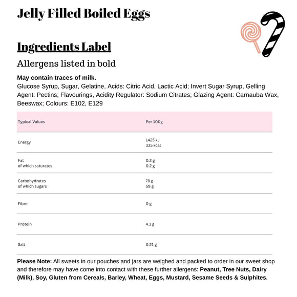 Jelly Filled Boiled Eggs