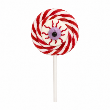 Iris Terror Eye Spiral Lolly (Assorted Colours) 60g x 1 Lolly