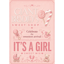 Its a Girl Pouch Perfect for Parties & Baby Showers