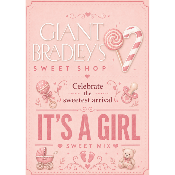 Its a Girl Pouch Perfect for Parties & Baby Showers