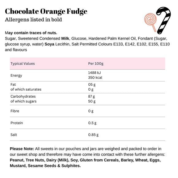 Chocolate Orange Fudge