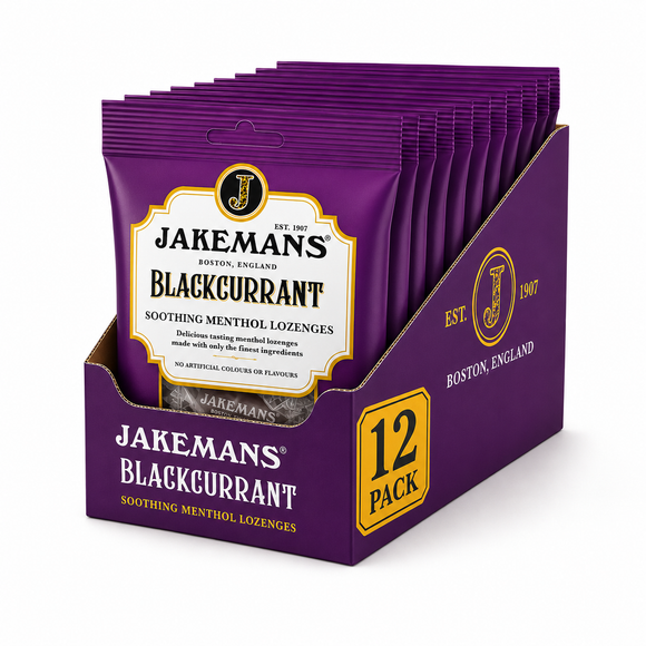 Jakemans Blackcurrant Menthol Bag 73g