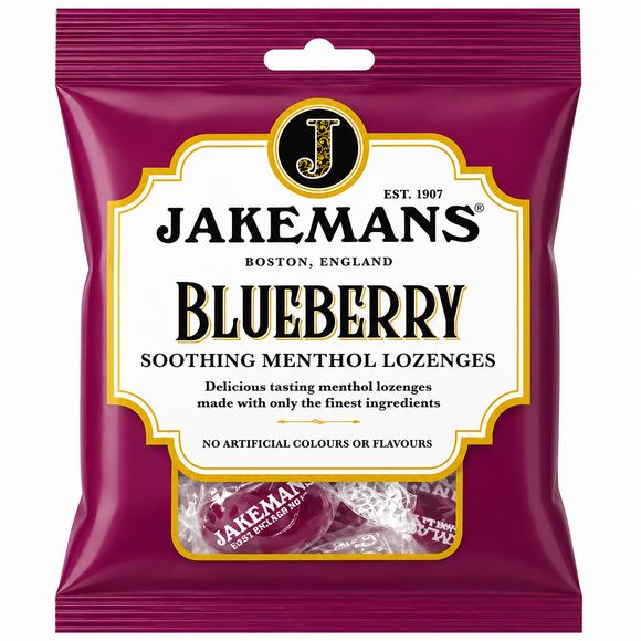 Jakemans Blueberry Menthol Bag 73g