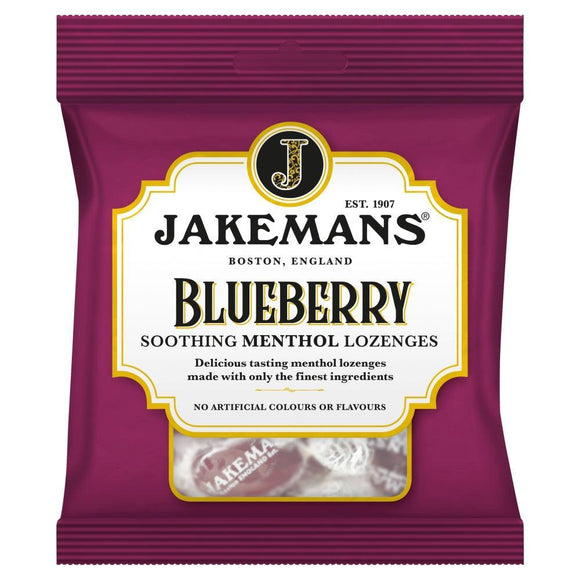 Jakemans Blueberry Menthol Bag 73g