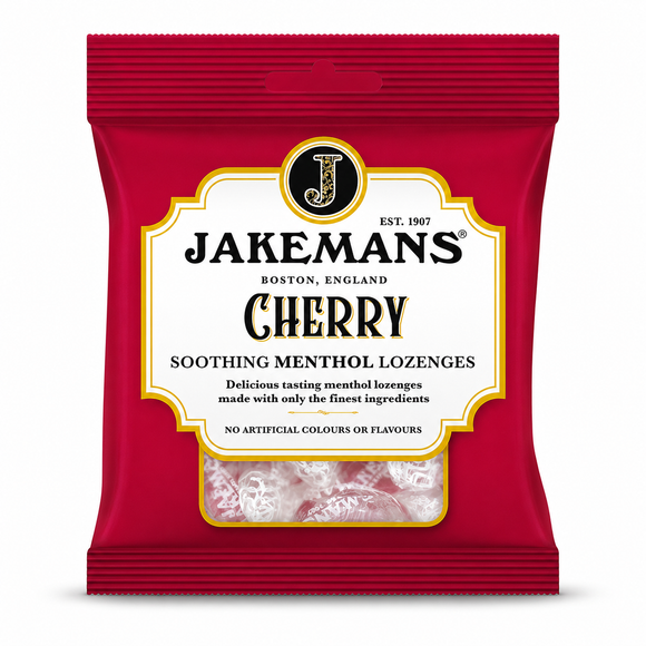 Jakemans Cherry Menthol Bag 73g