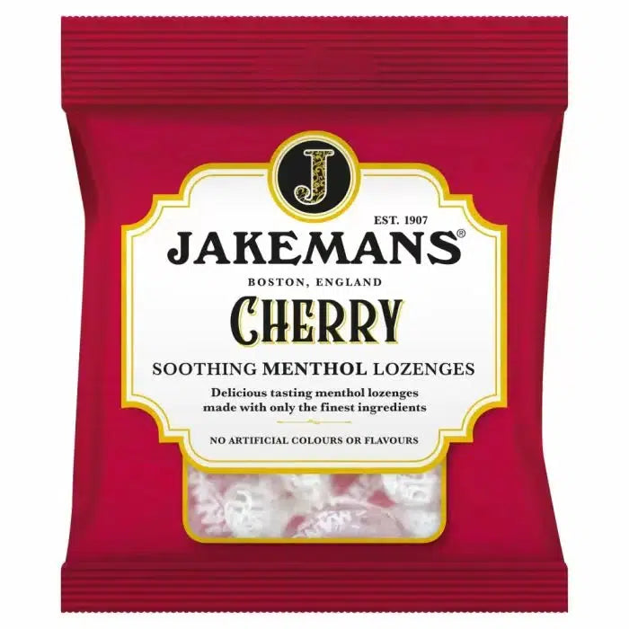 Jakemans Cherry Menthol Bag 73g