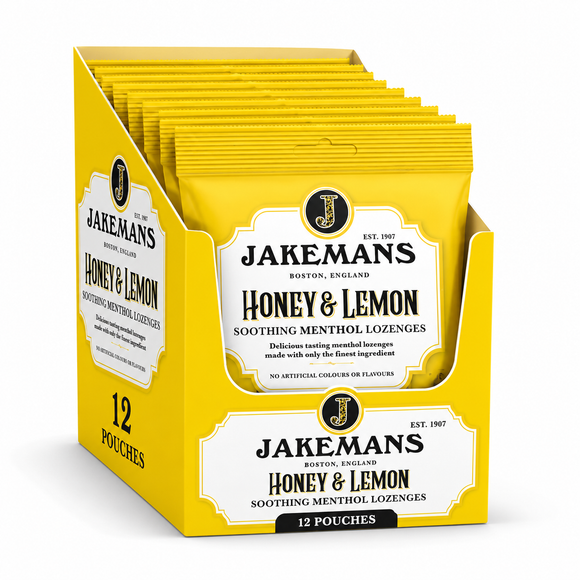 Jakemans Honey And Lemon Menthol Bags 73g