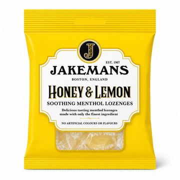 Jakemans Honey And Lemon Menthol Bags 73g