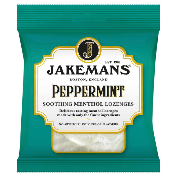 Jakemans Peppermint Soothing Menthol Lozenges 73g