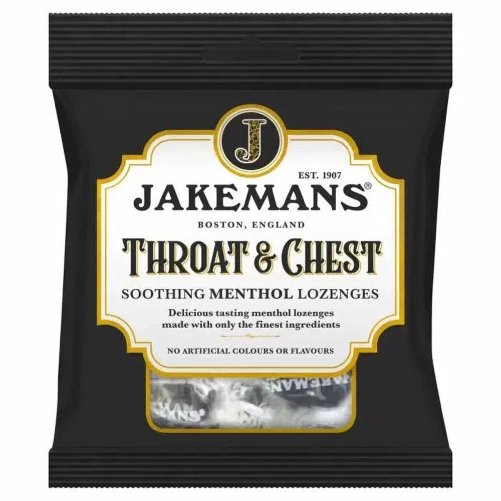 Jakemans Throat and Chest Bags 73g - Giant Bradley's Online Sweet Shop