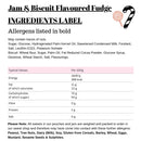 Jam & Biscuit Flavoured Fudge