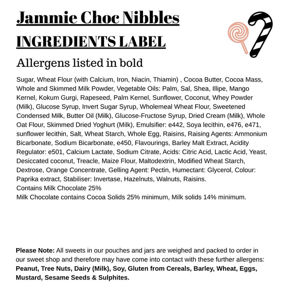 Jammie Choc Nibbles