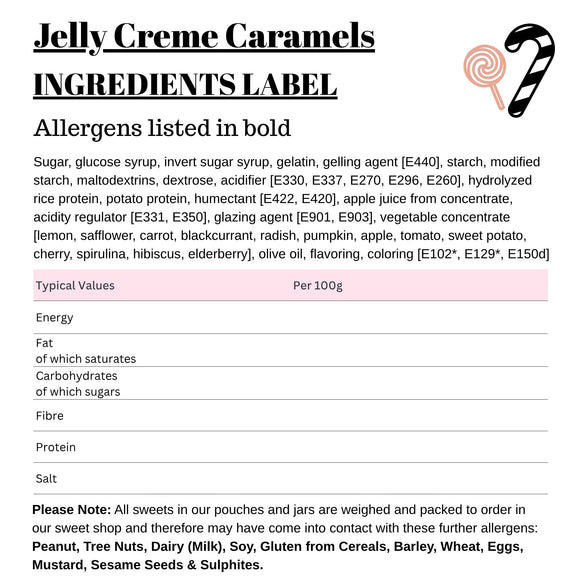 Jelly Creme Caramels