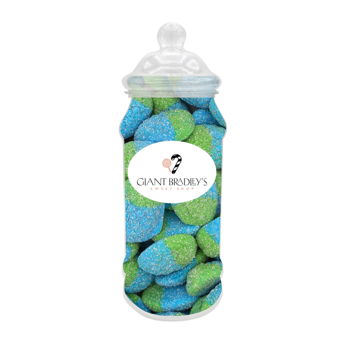 Jelly Filled Blue Raspberries – Giant Bradley's Online Sweet Shop