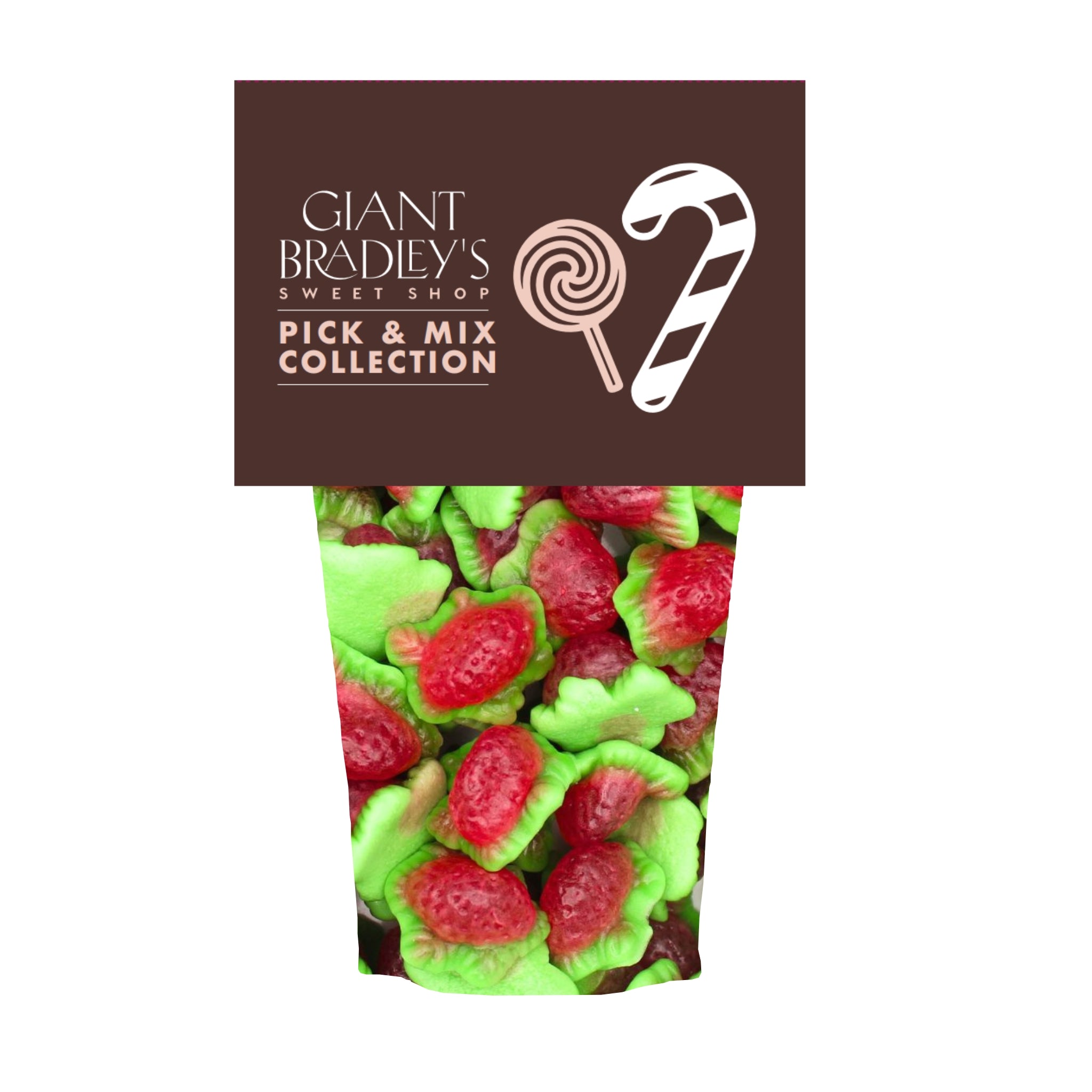 Jelly Filled Strawberries – Giant Bradley's Online Sweet Shop
