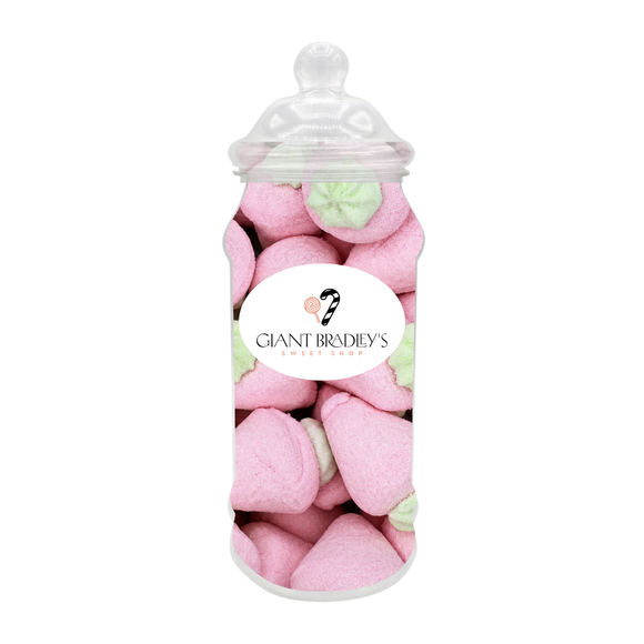 Jelly Filled Strawberry Marshmallows