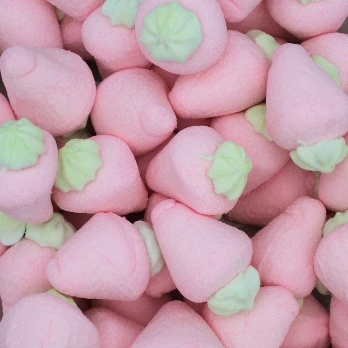 Jelly Filled Strawberry Marshmallows