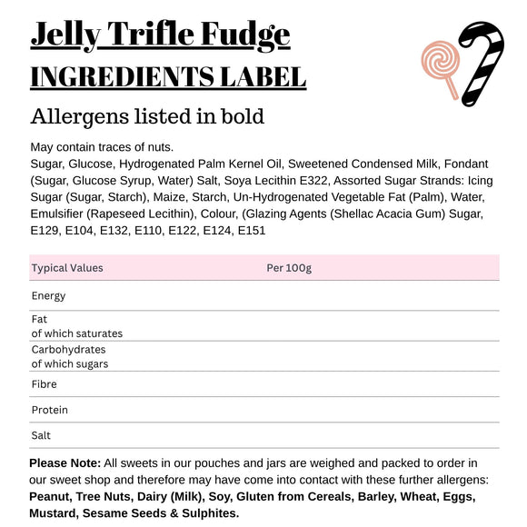 Jelly Trifle Fudge