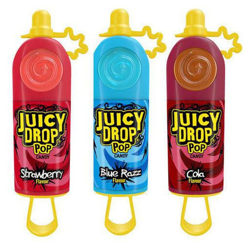Candy Pop Juicy Drop Pop Lollipop With Sour Gel 26g | Giant Bradley's Online ...