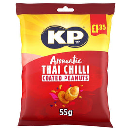 KP Aromatic Thai Chilli Coated Peanuts 55g PMP