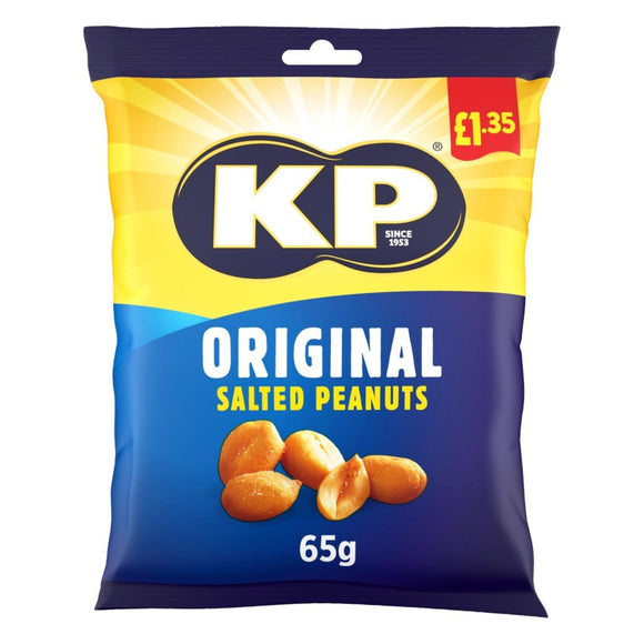 KP Original Salted Peanuts 65g PMP